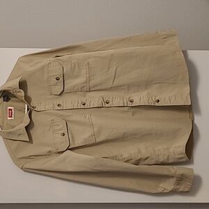 Wrangler Men's Relaxed Fit Long Sleeve Woven Shirt Size Small